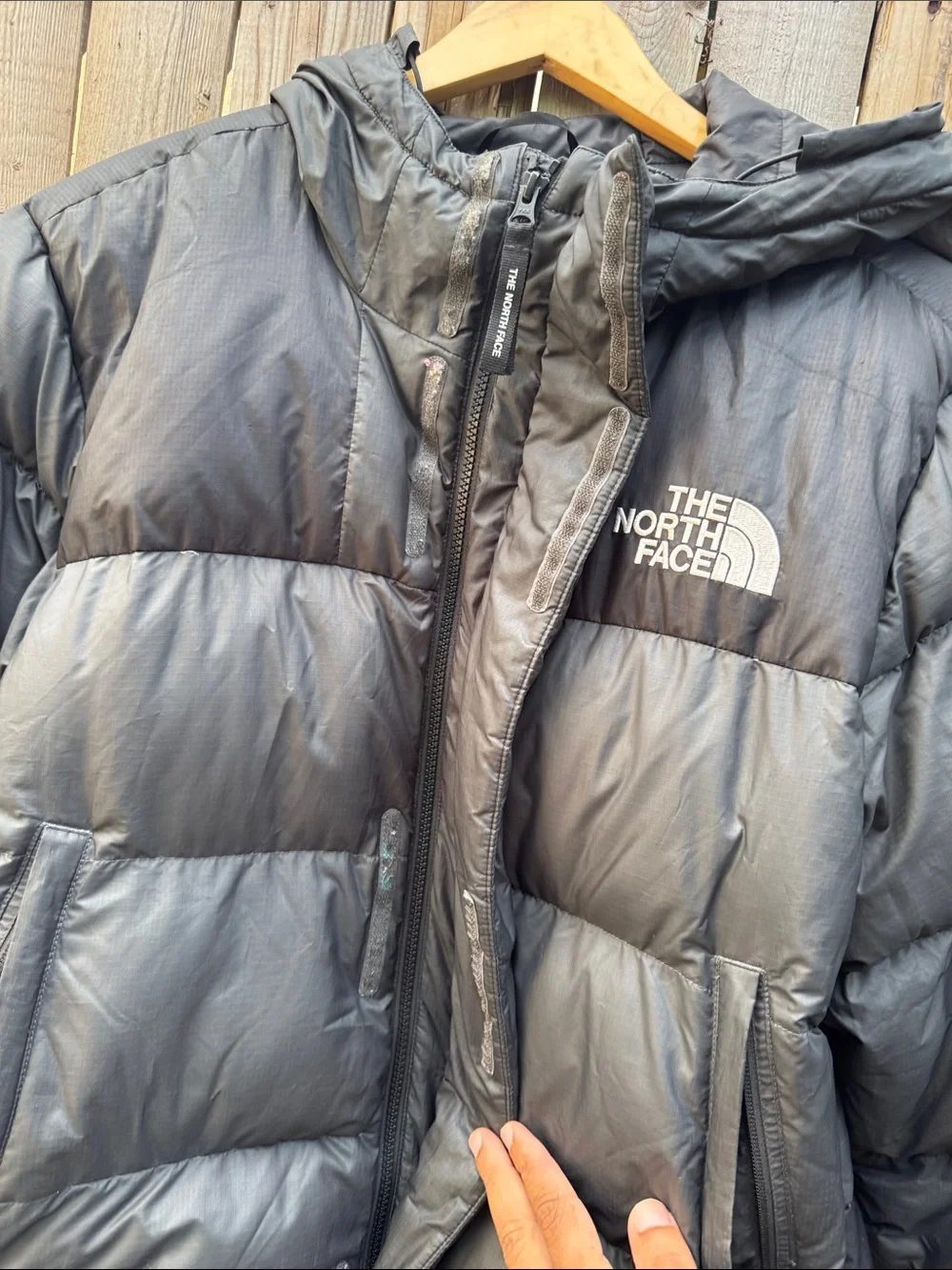 The North Face nuptse  Hooded Puffer Jacket